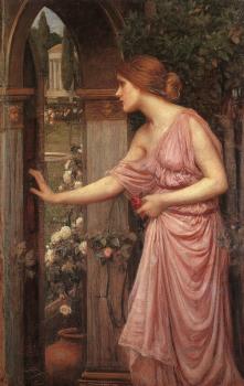 約翰 威廉姆 沃特豪斯 Psyche Entering Cupid's Garden 約翰 威廉姆 沃特豪斯 Psyche Entering Cupid's Garden
